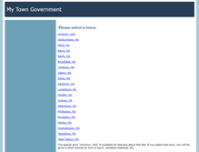 Tablet Screenshot of mytowngovernment.org